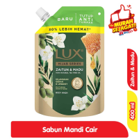 Promo Harga LUX Hijab Series Body Wash Zaitun & Madu 400 ml - Alfamart