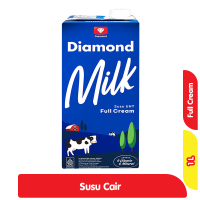 Promo Harga Diamond Milk UHT Full Cream 1000 ml - Alfamart