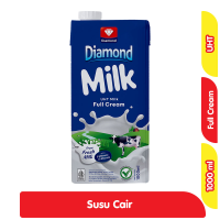 Promo Harga Diamond Milk UHT Full Cream 1000 ml - Alfamart