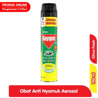 Promo Harga Baygon Insektisida Spray Citrus Fresh 750 ml - Alfamart