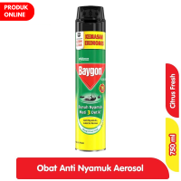 Promo Harga Baygon Insektisida Spray Citrus Fresh 750 ml - Alfamart