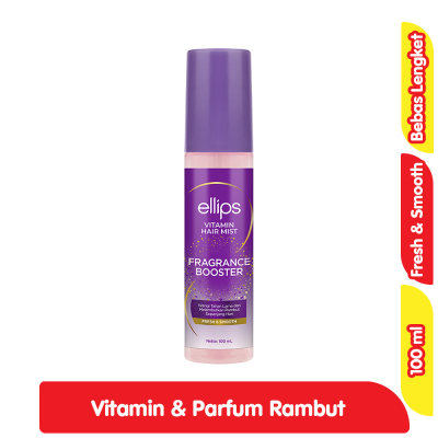 Promo Ellips Vitamin Parfum Rambut Fragrance Booster Fresh & Smooth 100 ml Alfamart