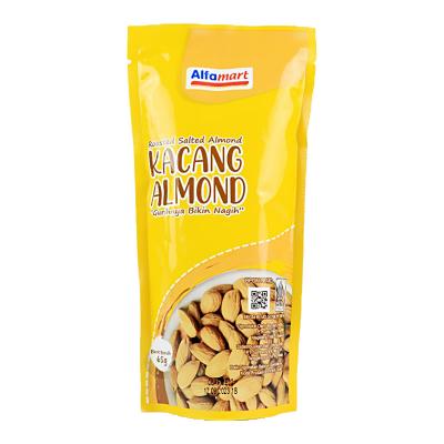 rekomendasi cemilan indomaret alfamart-kacang almond