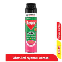 Promo Harga Baygon Insektisida Spray Flower Garden 450 ml - Alfamart
