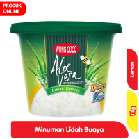 Promo Harga Wong Coco Aloe Vera Lemon Flavour 1000 gr - Alfamart