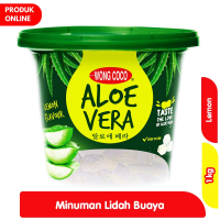 Promo Harga Wong Coco Aloe Vera Lemon Flavour 1000 gr - Alfamart