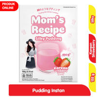 Mom's Recipe Silky Pudding Instan Stroberi 155 g