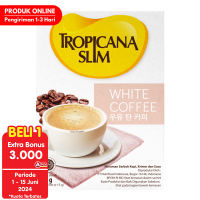 Promo Harga Tropicana Slim White Coffee per 4 sachet 20 gr - Alfamart
