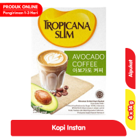 Promo Harga Tropicana Slim Avocado Coffee per 4 sachet 14 gr - Alfamart