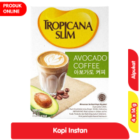 Promo Harga Tropicana Slim Avocado Coffee per 4 sachet 14 gr - Alfamart