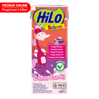 Promo Harga Hilo Susu UHT School Cotton Candy 200 ml - Alfamart