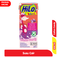 Promo Harga Hilo Susu UHT School Cotton Candy 200 ml - Alfamart