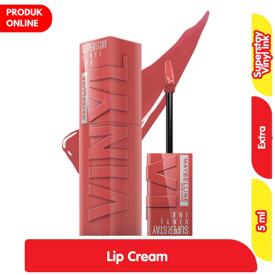 Promo Maybelline Superstay Lip Cream Vinyl Ink Matte 130 Extra Alfamart