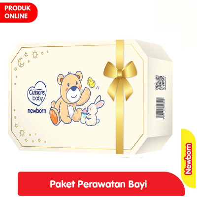Promo Cussons Baby Paket Perawatan Bayi Newborn Premium Box 6 pcs Alfamart