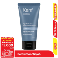 Promo Harga Kahf Triple Protection Sunscreen Moisturizer SPF 30 30 ml - Alfamart