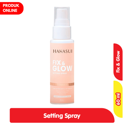 Promo Hanasui Fix and Glow Setting Spray 60 ml Alfamart