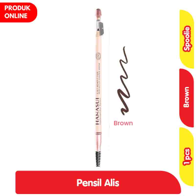 Promo Hanasui Eyebrowtiful Pensil Alis Cokelat Alfamart