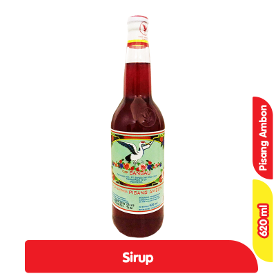 Cap BANGAU Sirup Rasa Pisang Ambon Botol 620 ml