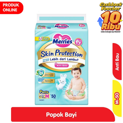 Promo Merries Skin Protection Popok Celana Bayi M 50 pcs Alfamart