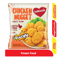 Promo Harga Belfoods Nugget Chicken Nugget Crunchy 500 gr - Alfamart