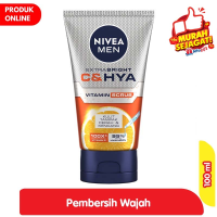 Promo Harga Nivea Men Facial Foam Extra Bright C&HYA Vitamin Scrub 100 ml - Alfamart