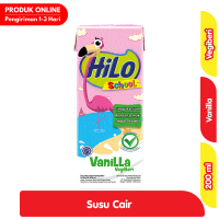 Promo Harga Hilo Susu UHT School Vanilla VegiBeri 200 ml - Alfamart