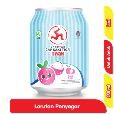 Promo Cap Kaki Tiga Anak Larutan Penyegar Leci Kaleng 238 ml Alfamart