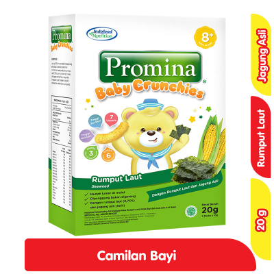 Promo Promina Baby Crunchies Snack Bayi Rumput Laut 20 g Alfamart