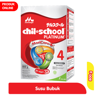 Promo Morinaga chil-school Platinum Susu Bubuk Pertumbuhan Anak Vanila 800 g Alfamart