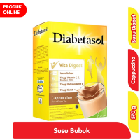 Promo Harga Diabetasol Special Nutrition for Diabetic Cappuccino 600 gr - Alfamart