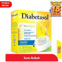Promo Harga Diabetasol Special Nutrition for Diabetic Vanilla 1000 gr - Alfamart