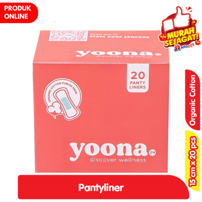 Promo Yoona Pantyliner 15 cm 20 pcs Alfamart