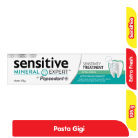 Promo Harga Pepsodent Pasta Gigi Sensitive Expert Sensitive Treatment Extra Fresh 105 gr - Alfamart