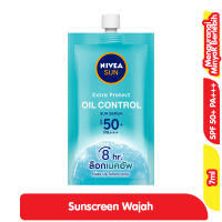 Promo Harga Nivea Sun Face Serum Protect & White SPF 50 Oil Control 7 ml - Alfamart