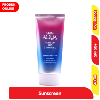 Skin Aqua Tone Up UV Essence Sunscreen Wajah SPF 50 PA++++ 40 ml