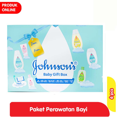 Promo Johnson's Paket Perawatan Bayi Box 6 pcs Alfamart