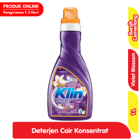 Promo Harga So Klin Liquid Detergent + Anti Bacterial Violet Blossom 1000 ml - Alfamart