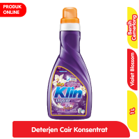 Promo Harga So Klin Liquid Detergent + Anti Bacterial Violet Blossom 1000 ml - Alfamart