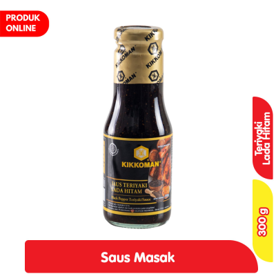 Promo Kikkoman Saus Teriyaki Lada Hitam Botol 300 g Alfamart