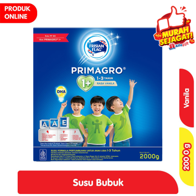 Promo Frisian Flag Primagro 1+ Susu Anak 1-3 Tahun Vanila 2000 g Alfamart