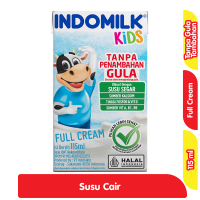 Promo Harga Indomilk Susu UHT Kids Full Cream 115 ml - Alfamart