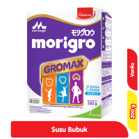 Promo Harga Morinaga Morigro GroMax Vanila 200 gr - Alfamart