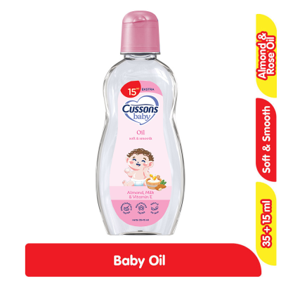 Promo Cussons Baby Oil Soft & Smooth 35 + 15 ml Alfamart