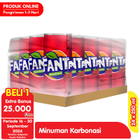 Promo Harga Fanta Minuman Soda Strawberry 250 ml - Alfamart