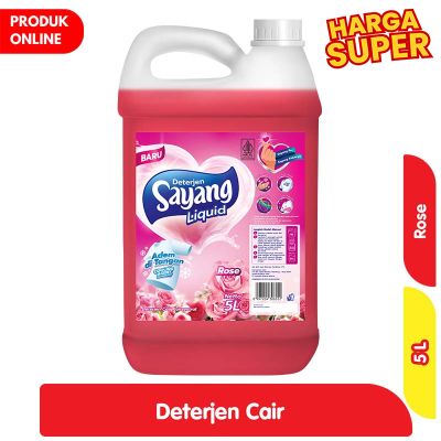 Promo Sayang Detergen Cair Original Rose Jerigen 5 L Alfamart
