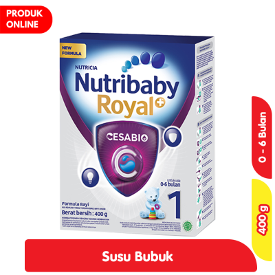 Nutribaby Royal Cesabio 1 Susu Bubuk Formula Bayi 0-6 Bulan 400 g