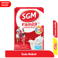 Promo Harga SGM Family Yummi Nutri Creamy Vanilla 690 gr - Alfamart