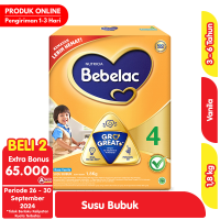 Promo Harga Bebelac 4 Susu Pertumbuhan Vanila 1800 gr - Alfamart