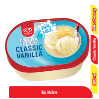 Promo Harga Walls Ice Cream Classic Vanilla 700 ml - Alfamart