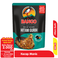 Promo Harga Bango Kecap Manis Hitam Gurih 550 ml - Alfamart